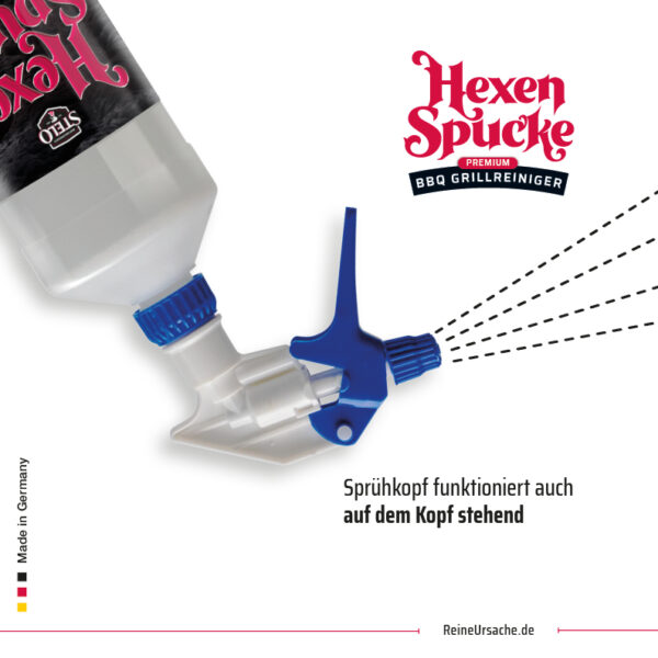Hexenspucke® Premium BBQ Grillreiniger, 1000ml – Bild 2