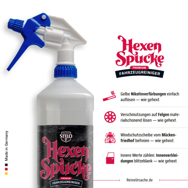 Hexenspucke® Premium Fahrzeugreiniger, 1000ml – Bild 3