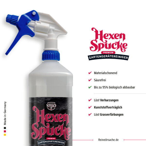 Hexenspucke® Premium Gartengerätereiniger, 1000ml – Bild 4